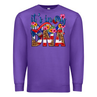 Purple its in my dna puerto rico Premium Sweatshirt - texasbilliewilder