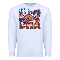 White its in my dna puerto rico Premium Sweatshirt - texasbilliewilder