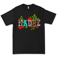 Black madre with roses and cactus Premium Tee - AdoDesignShop
