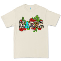 Bone madre with roses and cactus Premium Tee - AdoDesignShop