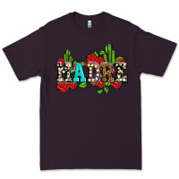 Plum madre with roses and cactus Premium Tee - AdoDesignShop
