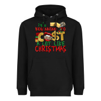 Black It's beginning to cost a lot like Christmas Heavyweight Hoodie - NancyCooperArtShop