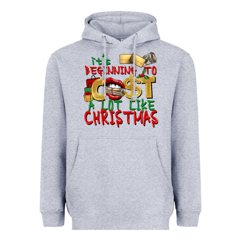 It's Beginning To Cost A Lot Like Christmas Heavyweight Hoodie by NancyCooperArtShop | Teevron