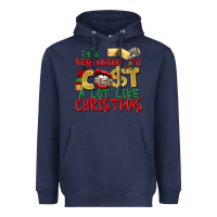 Navy It's beginning to cost a lot like Christmas Heavyweight Hoodie - NancyCooperArtShop