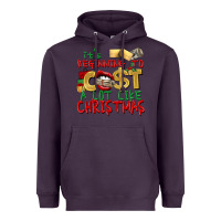 Plum It's beginning to cost a lot like Christmas Heavyweight Hoodie - NancyCooperArtShop