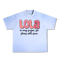 Grape Ice lola in every season, she shines with grace Urban Heavy Tee - MaliasSmallBusiness