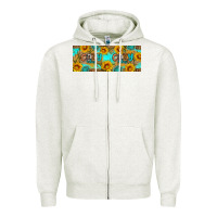 Oatmeal Heather Cozy Vibes Zipper Hoodie - Artiststas