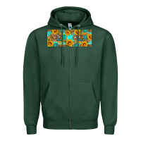 Sports Green Cozy Vibes Zipper Hoodie - Artiststas