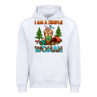 I Am A Simple Woman Camping Frappe Urban Hoodie | Teevron