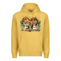 Antique Gold Love Texas 4th of july Premium Hoodie - HowdyJamesFarm