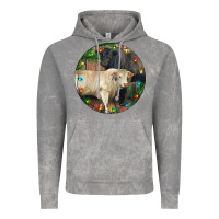 Cloud Rock Christmas Charolais Bull And Black Angus Bull Vintage Hoodie - RanaPortraitStore