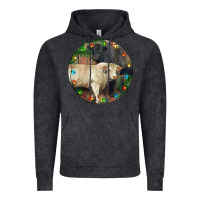 Vintage Black Christmas Charolais Bull And Black Angus Bull Vintage Hoodie - RanaPortraitStore