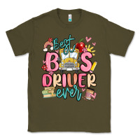 Army Green best bus driver ever Classic Tee - MaliasSmallBusiness