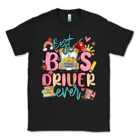 Black best bus driver ever Classic Tee - MaliasSmallBusiness