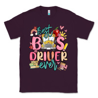 Plum best bus driver ever Classic Tee - MaliasSmallBusiness
