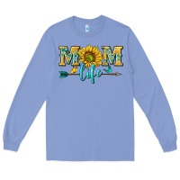 Colony Blue mom life Long Sleeve Tee - NancyCooperArtShop