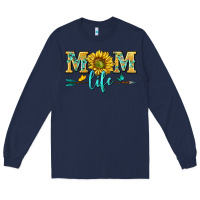 Navy mom life Long Sleeve Tee - NancyCooperArtShop