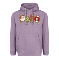 Lavender Christmas gingerbread cookies Heavyweight Hoodie - texasbilliewilder