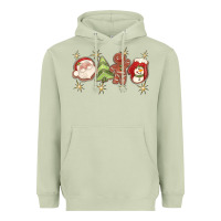 Matcha Christmas gingerbread cookies Heavyweight Hoodie - texasbilliewilder