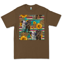 Cacao two cute heifers seamless pattern Premium Tee - HRA Design Shop