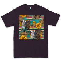 Plum two cute heifers seamless pattern Premium Tee - HRA Design Shop