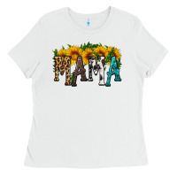 White mama with sunflower Ladies Tee - HRA Design Shop