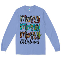 Colony Blue merry christmas Long Sleeve Tee - JahusDesignShop