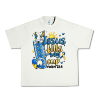 Down Syndrome Jesus Fills My Cup Urban Heavy Tee | Teevron
