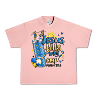 Salmon down syndrome jesus fills my cup Urban Heavy Tee - MaliasSmallBusiness