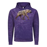 Cloud Purple hyena Vintage Hoodie - LillyAllenDesigns