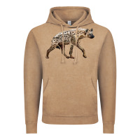 Vintage Coffee hyena Vintage Hoodie - LillyAllenDesigns