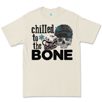 Bone Chilled to the bone skull winter Premium Tee - FaDigitalArtStudio
