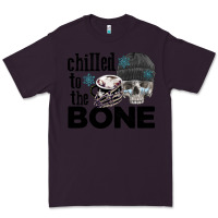Plum Chilled to the bone skull winter Premium Tee - FaDigitalArtStudio