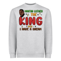 Heather Grey martin luther the king 1963 i have a dream Heavyweight Sweatshirt - MaliasSmallBusiness
