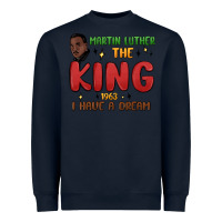 Navy martin luther the king 1963 i have a dream Heavyweight Sweatshirt - MaliasSmallBusiness