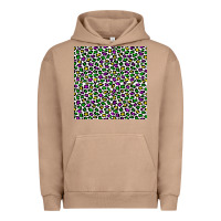 Pigment Burro mardi gras leopard  seamless pattern Urban Hoodie - FaDigitalArtStudio