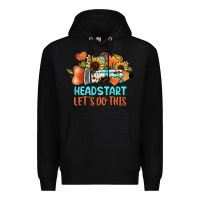 Black headstart let's do this Premium Hoodie - JahusDesignShop