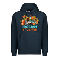 Navy headstart let's do this Premium Hoodie - JahusDesignShop