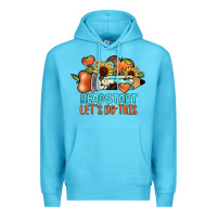 Ocean Blue headstart let's do this Premium Hoodie - JahusDesignShop