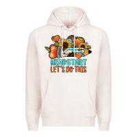 Pale Pink headstart let's do this Premium Hoodie - JahusDesignShop