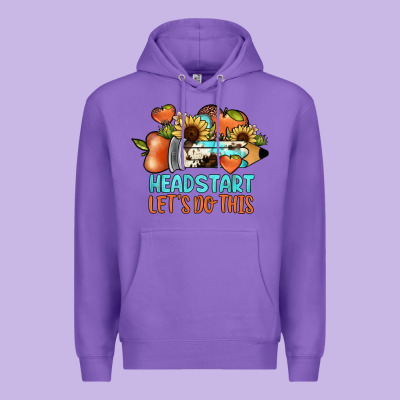 Headstart Let's Do This Premium Hoodie Designed By Jahusdesignshop