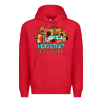 Red headstart let's do this Premium Hoodie - JahusDesignShop