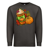 Smoke Fall pumpkin coffee Premium Sweatshirt - NancyCooperArtShop