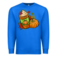 True Royal Fall pumpkin coffee Premium Sweatshirt - NancyCooperArtShop