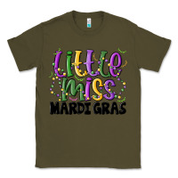 Army Green little miss mardi gras Classic Tee - MaliasSmallBusiness