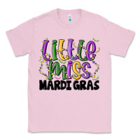 Bubblegum Pink little miss mardi gras Classic Tee - MaliasSmallBusiness