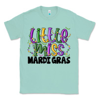 Seafoam little miss mardi gras Classic Tee - MaliasSmallBusiness