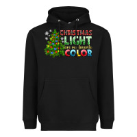 Black Christmas light are my favorite color Heavyweight Hoodie - NancyCooperArtShop