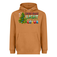 Meerkat Christmas light are my favorite color Heavyweight Hoodie - NancyCooperArtShop