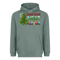 Sage Christmas light are my favorite color Heavyweight Hoodie - NancyCooperArtShop